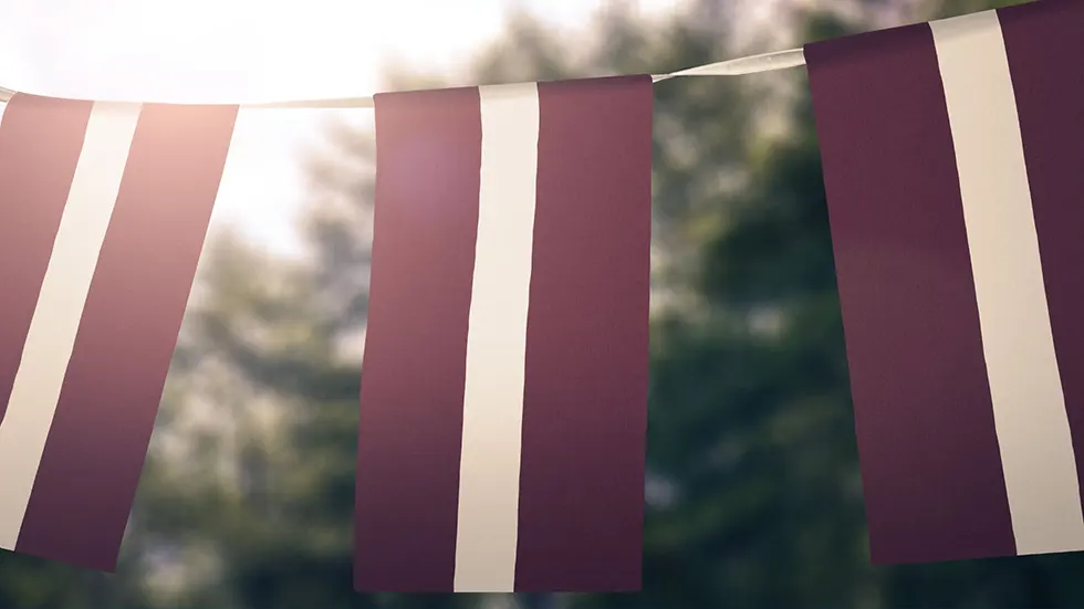 Latvia flags